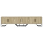vidaXL Meuble TV chêne sonoma 180x34x41 cm bois d'ingénierie