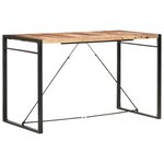 vidaXL Table de bar 180x90x110 cm Bois solide