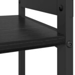 vidaXL Étagère Chêne noir 60 x 30 x 50 cm Bois d'ingénierie