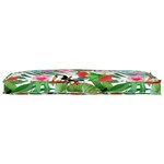vidaXL Coussin pour banc de palette Floral Multicolore 110 x 40 x 8 cm