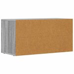 vidaXL Meuble TV Gris Sonoma 80 x 35 x 40 cm Bois d'ingénierie