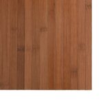 vidaXL Tapis rectangulaire marron 70x400 cm bambou