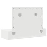 vidaXL Table de Toilette Blanc 100 x 40 x 70 cm Bois d'ingénierie