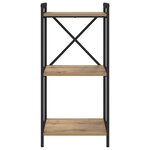 vidaXL Bibliothèque chêne artisanal 40 x 30 x 83 cm Bois d'ingénierie