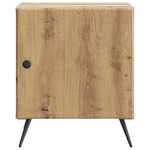 vidaXL Cabinet de chevet Chêne artisanal 43 x 34 5 x 50 cm