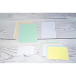 Étui De 100 Fiches - Bristol Uni Non Perforé 105x148mm - Blanc - X 10 - Exacompta