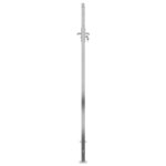vidaXL Portail de jardin 100x180 cm acier inoxydable