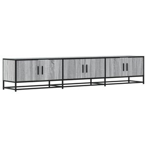 vidaXL Meuble TV sonoma gris 210x35x41 cm bois d'ingénierie