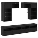 vidaXL Meubles TV muraux 6 Pièces Chêne artisanal Bois d'ingénierie