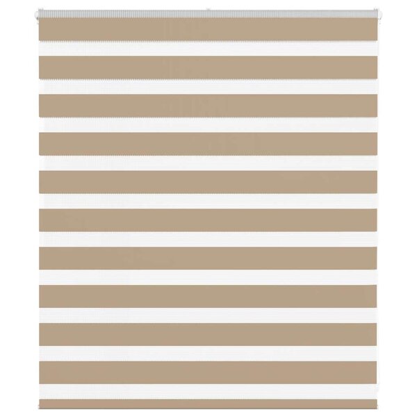 vidaXL Store zèbre marron sable largeur du tissu 115 9 cm polyester