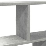 vidaXL Étagère cube murale 12 compartiments gris béton bois ingénierie
