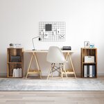 vidaXL Ensemble meuble TV 2 Pièces Bois ancien 72 x 35 x 36.5 cm