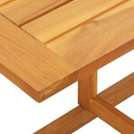 vidaXL Ensemble à manger de jardin pliable 3 Pièces bois d'acacia massif