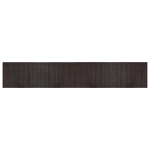 vidaXL Tapis rectangulaire marron foncé 70x400 cm bambou