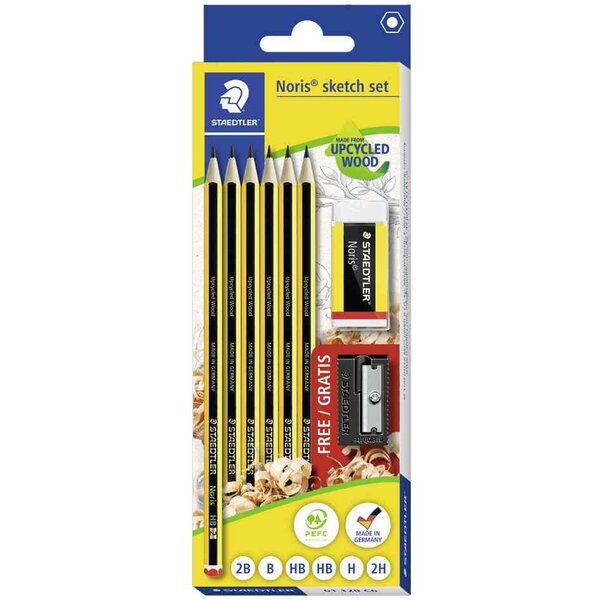 Kit crayon Noris + gomme + taille-crayon GRATUIT STAEDTLER