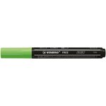 Marqueur pointe moyenne FREE acrylic T300 vert clair STABILO