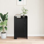 vidaXL Buffet Chêne noir 45x35x75 cm Bois d'ingénierie