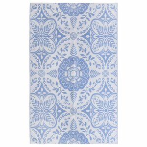 vidaXL Tapis d'extérieur ARAKIL Bleu azuré 190x290 cm PP