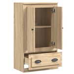 vidaXL Buffet haut chêne sonoma 60x35 5x103 5 cm bois d'ingénierie
