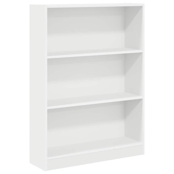 vidaXL Bibliothèque blanc 80x24x109 cm bois d'ingénierie