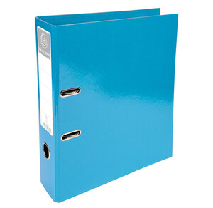 Classeur à levier D70mm Prem'Touch Iderama Turquoise x 10 EXACOMPTA