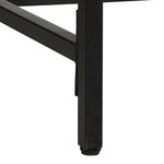 vidaXL Table à manger 220x90x75 cm bois de manguier massif brut