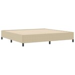 vidaXL Cadre de lit Vert clair Gris 200x200 cm Tissu en velours côtelé