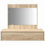 vidaXL Table de Toilette Marron 83 x 40 x 70 cm Bois d'ingénierie