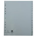 Intercalaires Imprimés Numériques Pp Gris Recyclé 20 Positions - A4 - Gris - X 20 - Exacompta
