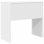 vidaXL Bureau Blanc 80 x 40 x 76 cm Bois d'ingénierie