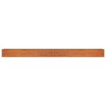 vidaXL Lit surélevé de jardin rouillé 600x80x45 cm acier corten