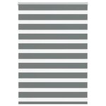 vidaXL Store zèbre gris foncé largeur du tissu 90 9 cm polyester