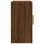 vidaXL Armoire murale chêne marron 60x31x60 cm bois d'ingénierie