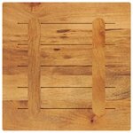 vidaXL Dessus de table 50x50x2 5 cm carré bois massif de manguier