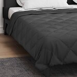 vidaXL Duvet complet toute l'année Anthracite 220 x 260 cm Microfibre