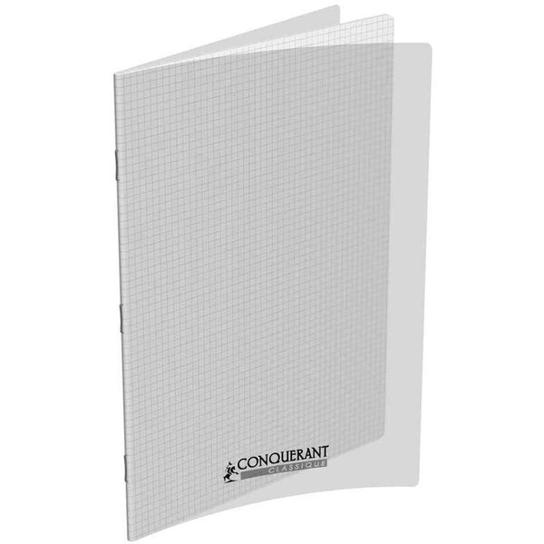 Cahier Polypro 240 x 320 mm Q5x5 48 pages 90g Incolore CONQUÉRANT