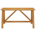 vidaXL Mobilier de salle à manger de jardin 7 Pièces Bois d'acacia solide