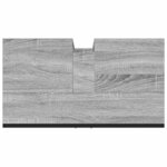 vidaXL Armoire lavabo de salle de bain sonoma gris 60x33x60 cm