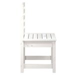 vidaXL Chaises de jardin lot de 2 blanc 50x48x91 5 cm bois massif pin