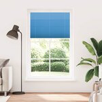 vidaXL Store plissé bleu 115x200 cm largeur du tissu 114 4cm polyester