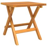 vidaXL Chaise longue 3 Pièces Marron 40 x 40 x 40cm Bois d'acacia massif