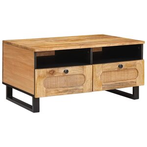 vidaXL Table basse avec tiroir Chêne artisanal 80 x 54 x 40 cm