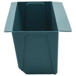 vidaXL Caisses à fleurs pour palettes Euro 12 pc Vert Polypropylène