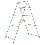 vidaXL Treillis de jardin pour plantes grimpantes forme de A acier