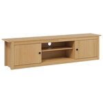 vidaXL Support pour TV HILL Marron miel 158 x 40 x 39 5 cm Pin massif