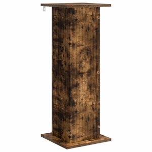 vidaXL Support de Plante Chêne fumé 30 5 x 30 x 80 5 cm