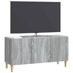 vidaXL Meuble TV 99 x 34 5 x 50 cm Sonoma gris Bois d'ingénierie