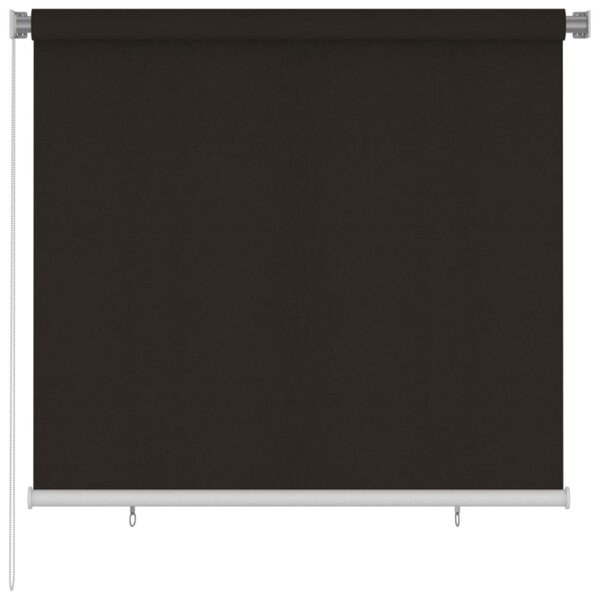 vidaXL Store roulant d'extérieur 160x140 cm Marron PEHD