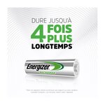 Blister de 2 Accus Piles rechargeables HR03 Power Plus AAA 700mah ENERGIZER