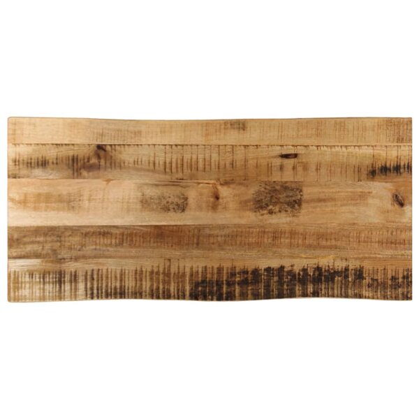 vidaXL Dessus de table bord vivant 80x40x3 8 cm bois de manguier brut